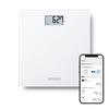 Omron Weight Scale White HN-300T2-JTW Smartphone Linked Automatic Data Transfer Automatic Recognition Start Measuring Just by Riding Simple and Stylis