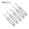 Gold Silver Brooch Pin Shape Safety Pin Hairpins Hair Clips for Women Girls Hairpin Barrettes