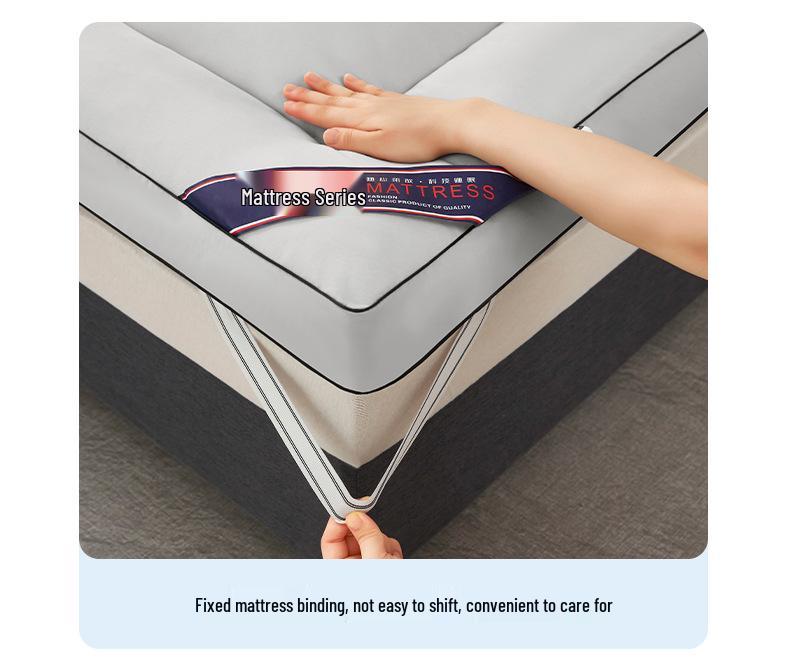 Ультрамягкий 3D антибактериальный хлопковый матрас 2025 года - Ощущение как в облаках, безопасен для кожи студентов и отелей