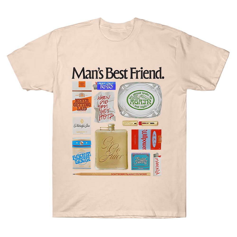 Sabrina Carpenter Unisexs Best Friend Object TShirt Summer Tshirts Oversized Y2k Short Sleeves Cotton Tops Unisex Clothes