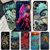 Octopus Ocean Aesthetic For OPPO Find X3 X5 Pro A9 A5 A31 2020 A15 A16 A52 A72 A1K A83 A91 A54 A74 A94 A53S Case