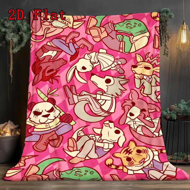 Beast Path 2D Flat Pattern Flannel Blanket High quality All Seasons Warmth and Comfort Perfect for Christmas Gifts.SMT0917016