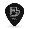 D'Addario Black Ice Picks, 1.10mm, Jazz Style, 3DBK6-10, Pack of 10