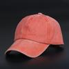 Стираный хлопок однотонный простой бейсболка ретро регулируемые папа шляпы подарок для мужчин женщин