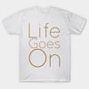 Женская футболка Life Goes On с принтом Харадзюку, кавайная футболка, летняя футболка с коротким рукавом, женская футболка, топ, футболка