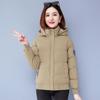 2024 Winter Women's Double-Sided Short Cotton Down Jacket: Thick, Stylish Coat for Middle-Aged and Elderly