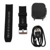 Smartwatch with Earbuds 2.01 Inch Screen Silicone Band Smartwatch Wireless Headset Fitness Tracker