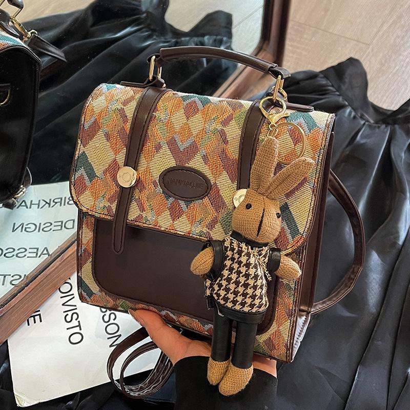 Высококачественный нишевый рюкзак для женщин, новая модная сумка через плечо для женщин, модная универсальная модная сумка на одно плечо