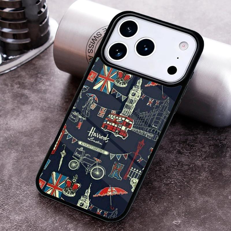 Чехол для телефона London Red Bus Big Ben для iPhone 17 16 15 Pro Max Air 14 13 12 11 Plus Ударопрочный Capa Cover