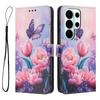 For Samsung Galaxy S26 Ultra Case Wallet Protection Phone Case for Samsung Galaxy S26 Ultra S 26 S26+ Plus Painted Cover Fundas