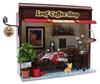 Billy Handmade Dollhouse Kit Street Corner Shop Kit Leaf Coffee Shop 8787