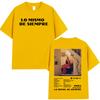 Mora Lo Mismo De Siempre 2025 Album Cover T Shirt Unisex Women Clothing Hip Hop Fashion Oversized Short Sleeve Tshirts Streetwear