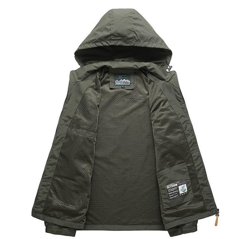 Мужская осенняя ветровка, мужская куртка с лобовым стеклом большого размера, мужская весенняя куртка, мужские куртки для кемпинга и спорта на открытом воздухе, мужская рабочая одежда, одежда