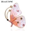 New Fashion Butterfly Brooch Crystal Animal Corsage for Women Girls Coat Suit Scarf Buckle Pins