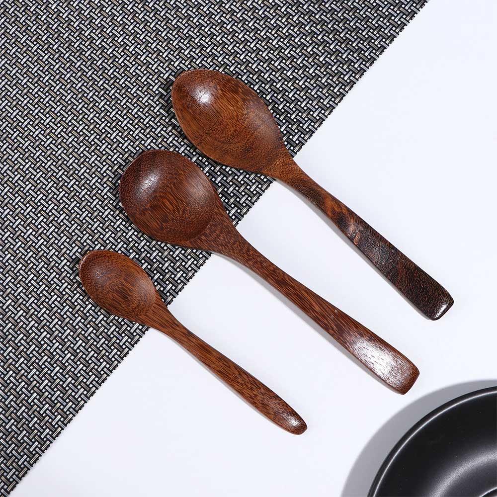 Stirring Cooking Utensils Mixing Tableware Dessert Coffee Spoon Wooden Spoon Tea Spoon Soup Spoons