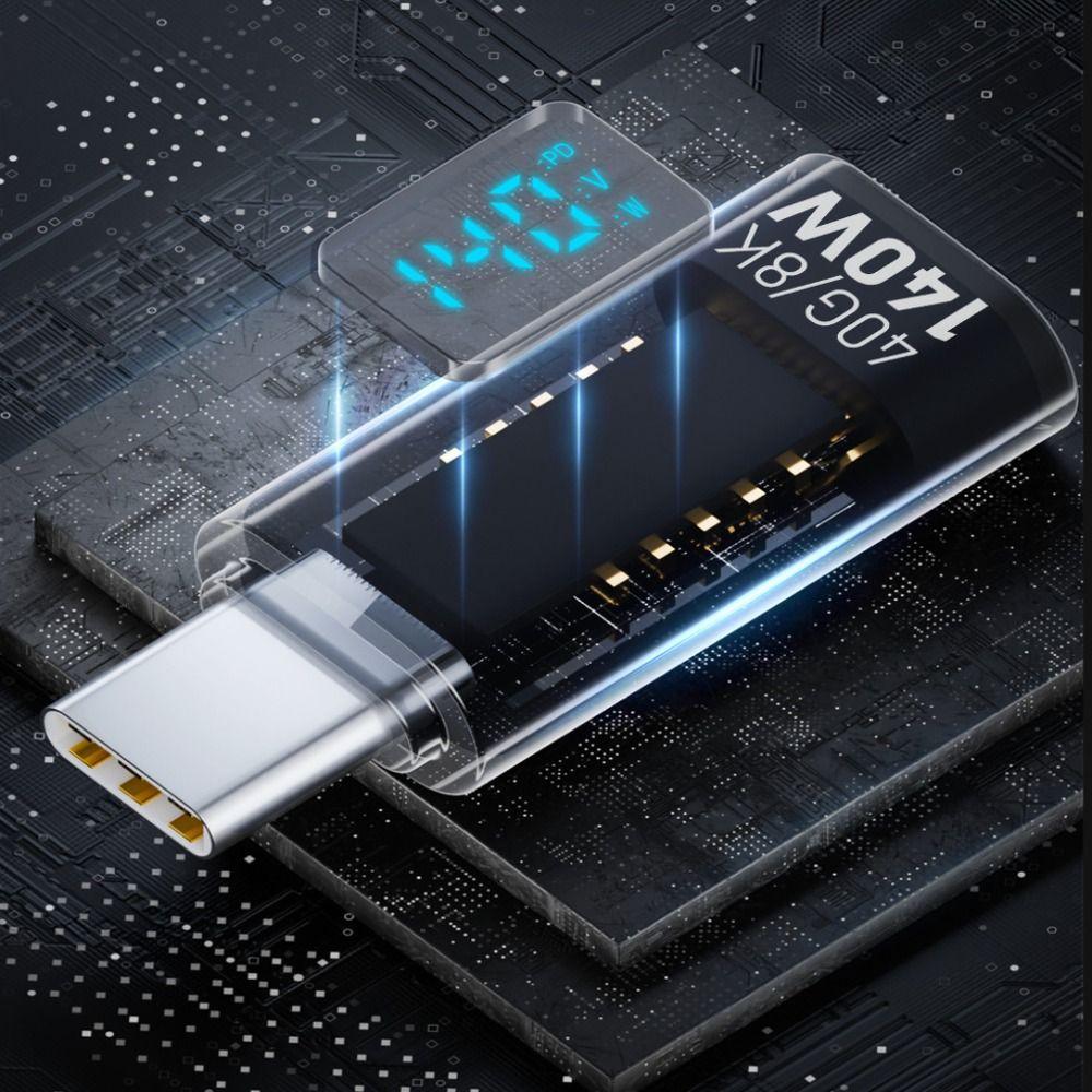 Цифровой светодиодный дисплей для iOS-конвертера 40 Гбит/с Type-C-удлинитель USB-C-адаптер для ноутбука