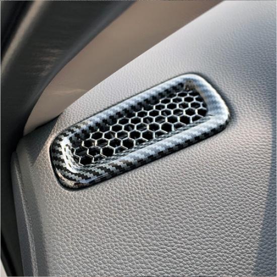 For Honda Civic Dashboard Air Vent Cover Trim Carbon fiber Kit