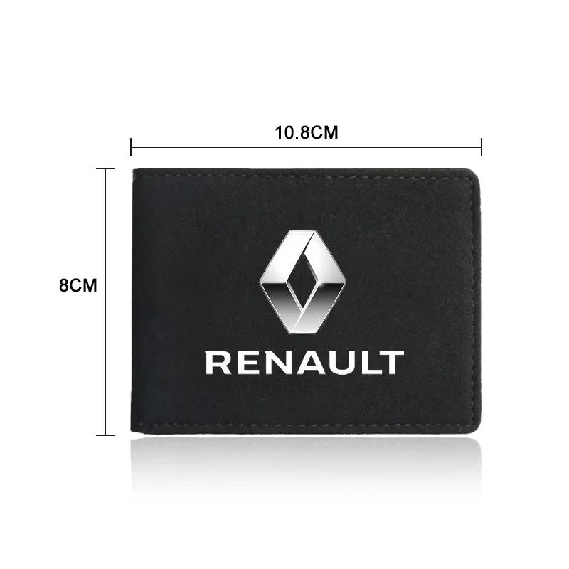 PU Leather Car Driver License Holder Card Bag Auto Accessories For Renault Duster Kaptur Clio Logan Captur Megane 2 3 Laguna MM8