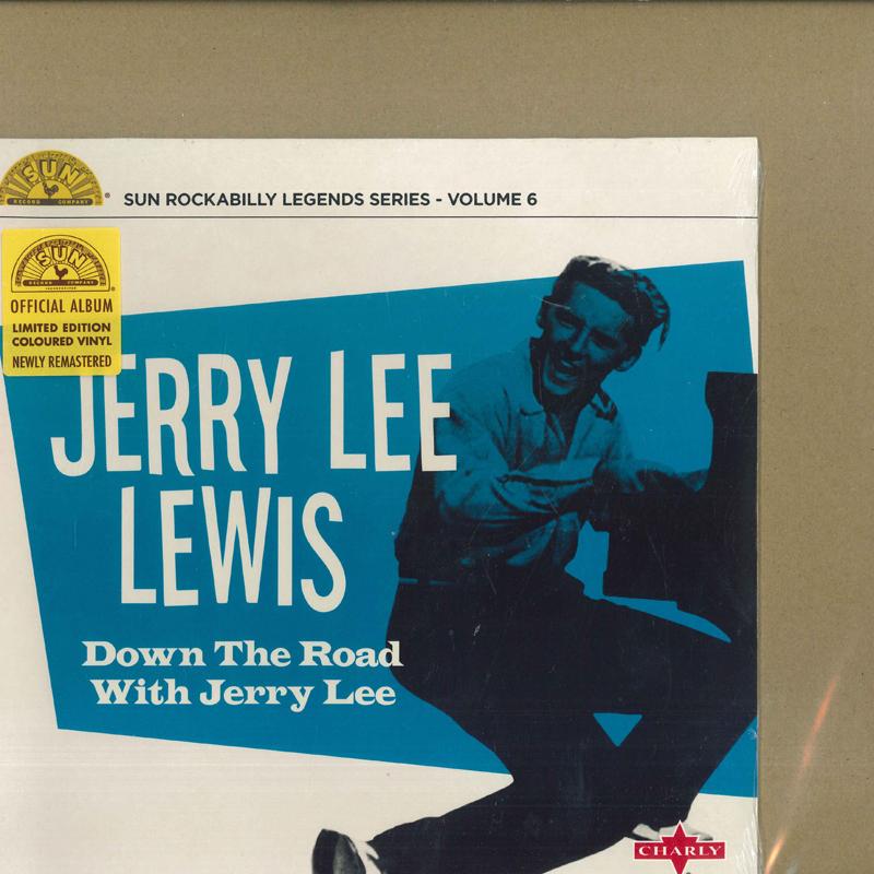 10-дюймовая пластинка JERRY LEE LEWIS - Down The Road With Jerry Lee SUNSCLP1290 Charly Records 2016 UK Рок