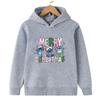 Hot Selling Stitch Christmas Themed Children's Autumn and Winter Hoodies, Warm and Comfortable, Fashionable Girls' Sportswear