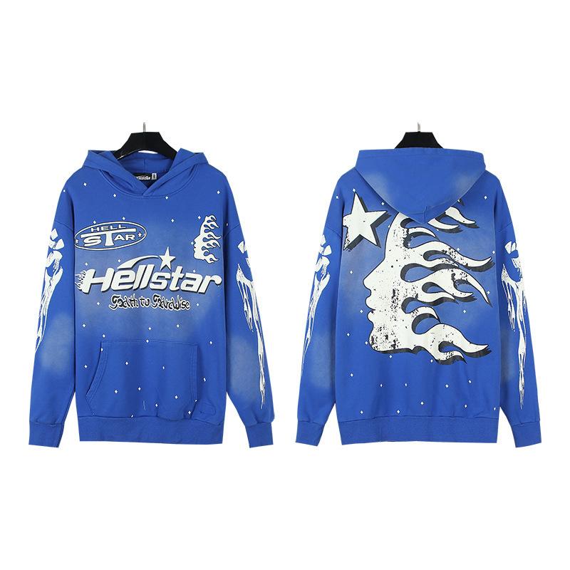Новый бренд ellstar tide, уличный стиль, вода для стирки, старое худи, мужской и женский свитер для пар