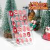 24Pcs/Set Kids Art Tips Christmas Style Extending Nails Portable Delicate Christmas Self Adhesive Nails Tips for Children