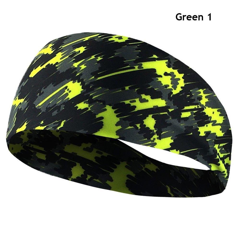 Unisex Cycling Gym Sport Hair Bands Sweat Headband Sweatband Stretch