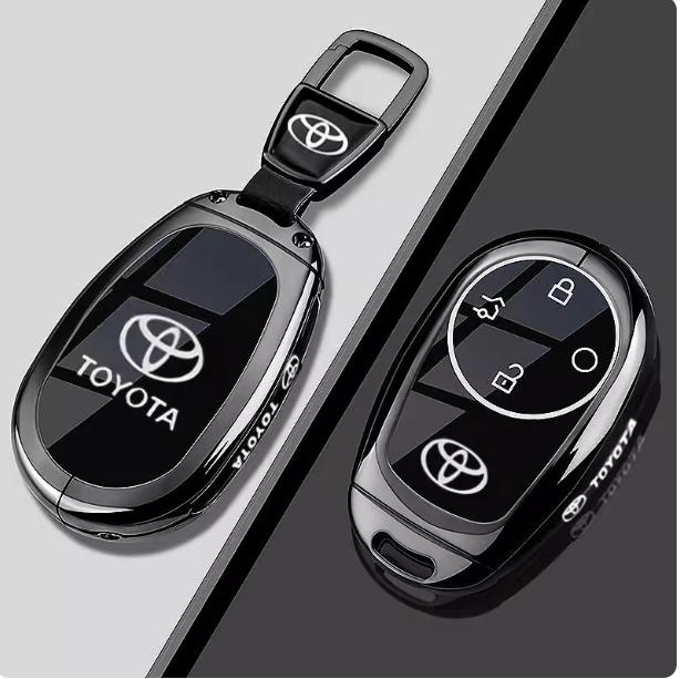 ABU3 Чехол-брелок из цинкового сплава и кожи для автомобильного ключа Toyota bZ3X Bózhì 3X Platinum 3X 2025 Air_Pro_max Аксессуары для брелоков интерьера