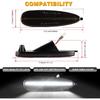 Gempro LED Side Marker Lights for Pontiac GTO 2004-2006 Front Bumper Marker Parking Lamps Smoked Len, 2PCS (White Led)