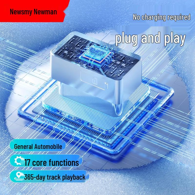Newman 4G OBD Автомобильный GPS-трекер: Защита от кражи, Plug & Play, Не требует установки, Спутниковое отслеживание и позиционирование.