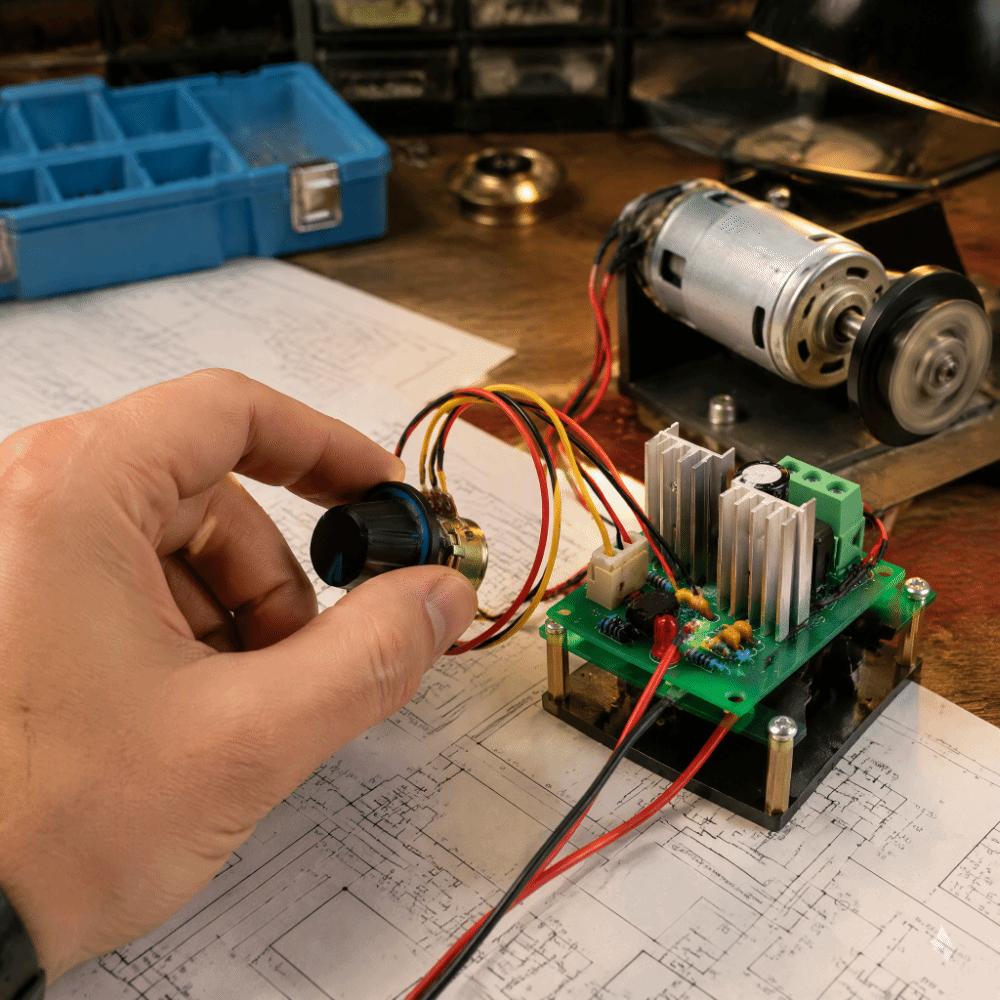 Pulse Width Modulation PWM Speed Controller 12V 24V 36V Motor Speed Regulator Industrial Equipment