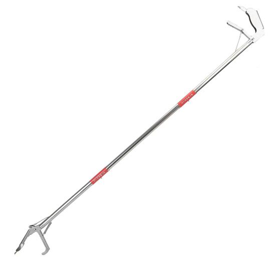 Складной захват для змей, складные щипцы для рептилий с широкой челюстью, инструмент для ловли змей с нескользящей ручкой, ловец для змей, охотник, фермер, захват с длинным вылетом