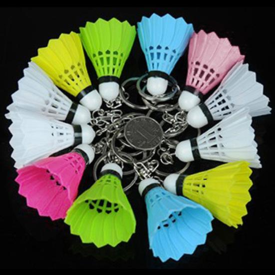 Мини-кулон для бадминтона, брелок для ключей, держатель для рюкзака, подвесной декор