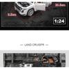 1/24 Toyota LAND CRUISER LC300 Металлическая модель автомобиля Литьевой металл Игрушка Внедорожник Модель автомобиля Симуляция Подарок