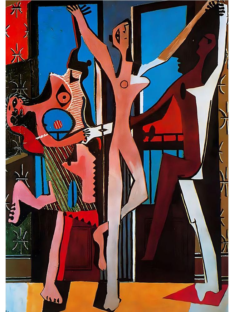 Абстрактное искусство Пабло Пикассо, классическое произведение искусства, постер, холст, живопись, винтажное настенное искусство для современного музея, галереи, домашний декор, подарок