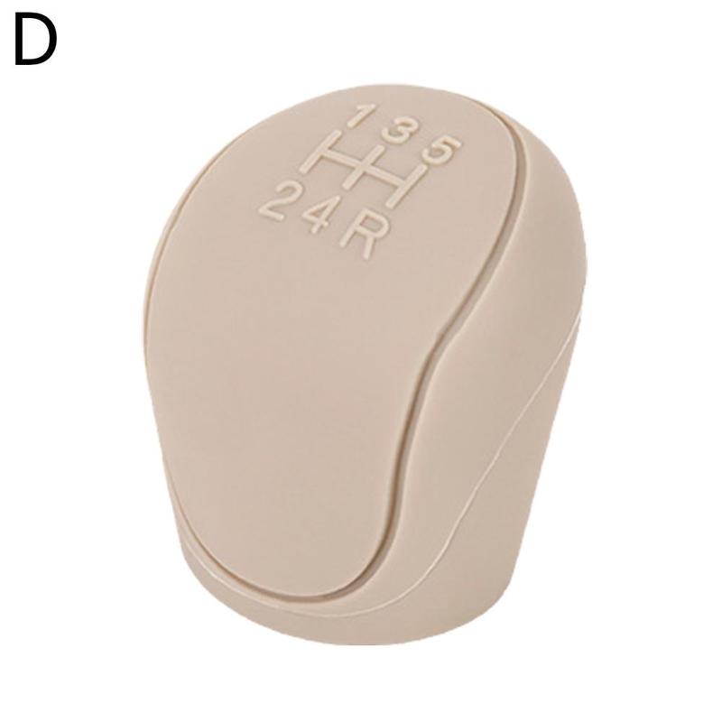 Car Silicone Gear Shift Knob Cover Gear Shift Non-Slip Grip Handle Protective Covers Manual 5 6-speed Car Interior Accessories