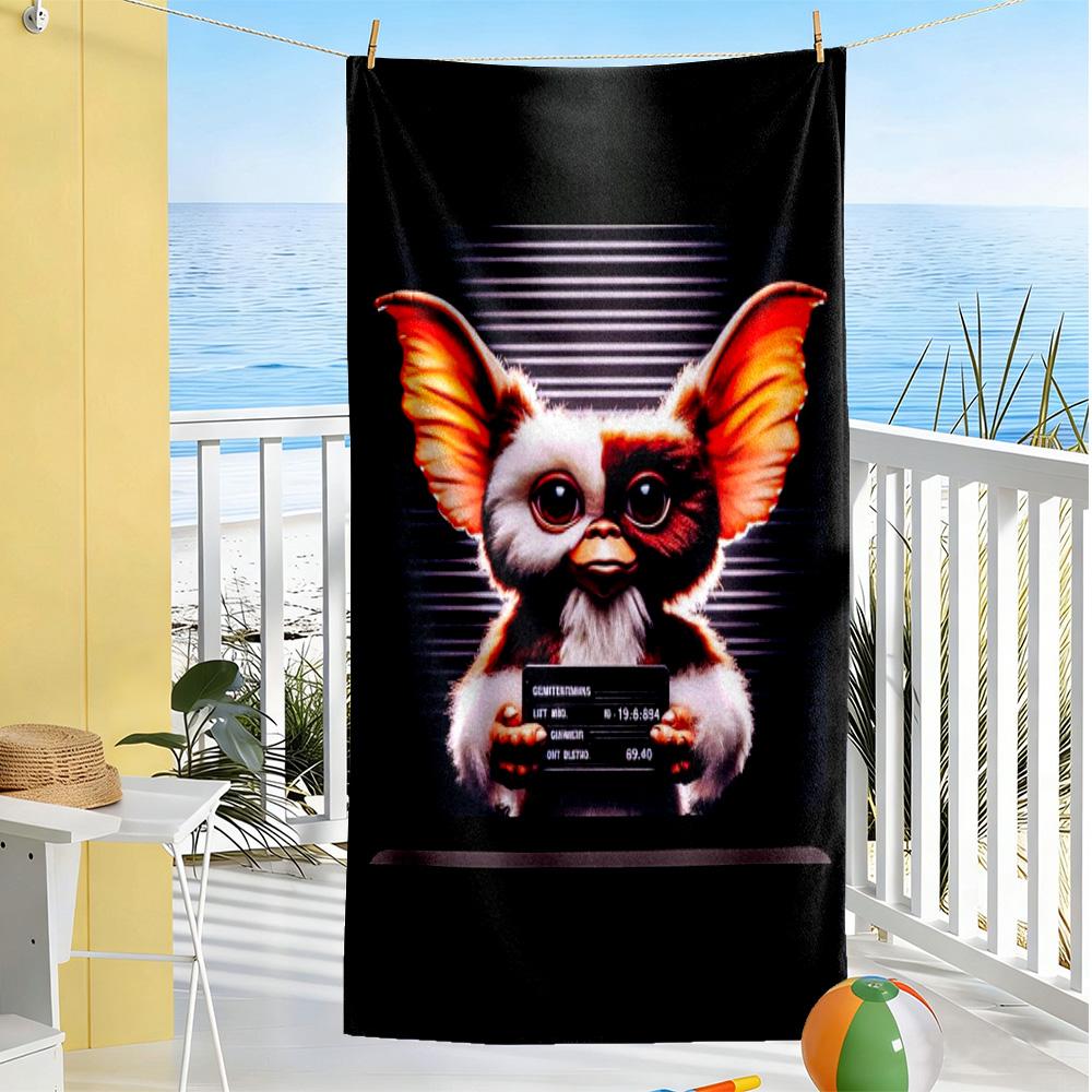Gremlins Beach Towel Super Soft & Absorbent Comfortable Lightweight Portable for Swimming,Beach,Camping, Travel, Beach Accessories,Gym