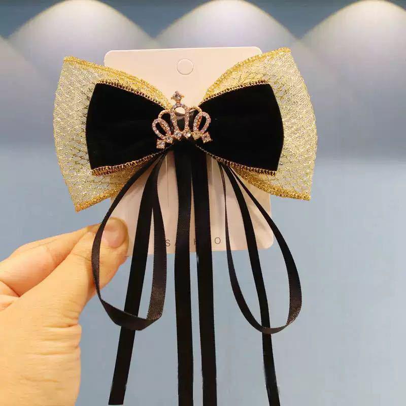 Девочки Пучок Прическа Красный Бант Заколка для Волос – Аксессуар Головной Убор Принцессы для Женщин и Детей