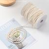 5m Artificial Pearl Beads Chain for Bouquet Gift Packaging Wedding Party Decor DIY Jewelry Craft Clothing Sewing Accessories