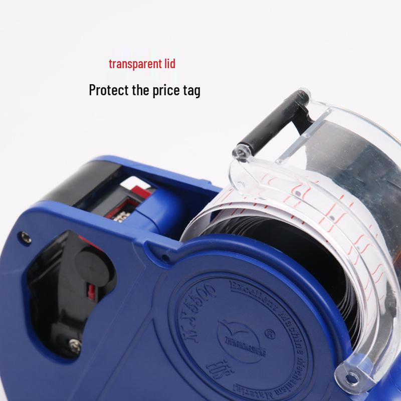 8-Digit Pricing Label Machine with Cover & English Coding