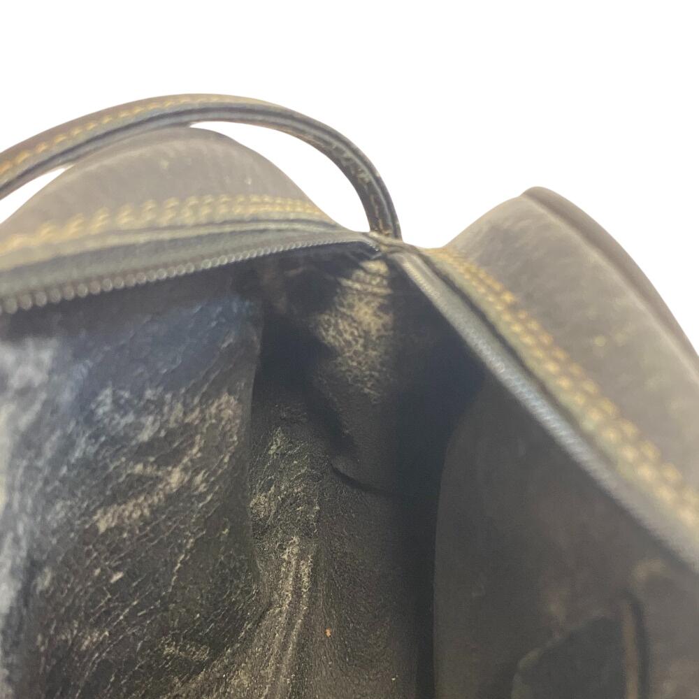 Gucci 066 Старая сумка-клатч Gucci линия Shelly с узором GG из кожи Наплечная сумка из серой кожи Женская Б/у