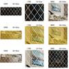 Factory Wholesale Cross-border Diamond Combination Living Room Tv Sofa Background Wall Acrylic Mirror Decorative Wall Sticker