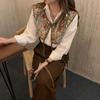 Укороченные жилеты, женские винтажные шикарные уличные одежды в корейском стиле, повседневная одежда без рукавов, свободная индивидуальная новая верхняя одежда в стиле ретро