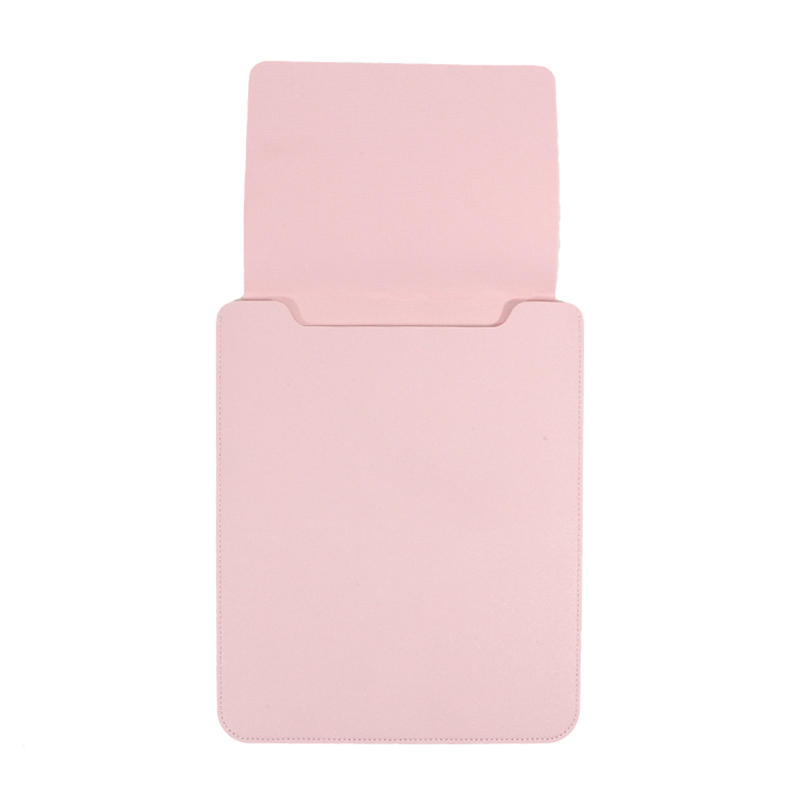 Non-Magnetic Laptop Sleeve - Compact Durable Synthetic PU Case With Rolling Function For Computer Laptop Bag