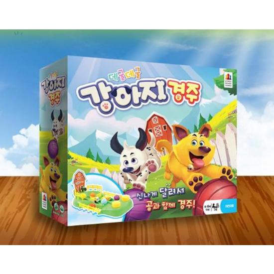 Корейские настольные игры Rolling Puppy Racing Board Game, популярная корейская игра