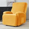 Stretch Velvet Recliner Sofa Cover Living Room Elastic Warm Soft Home Decor Single Sofa Covers with Pocket Furniture Protectors