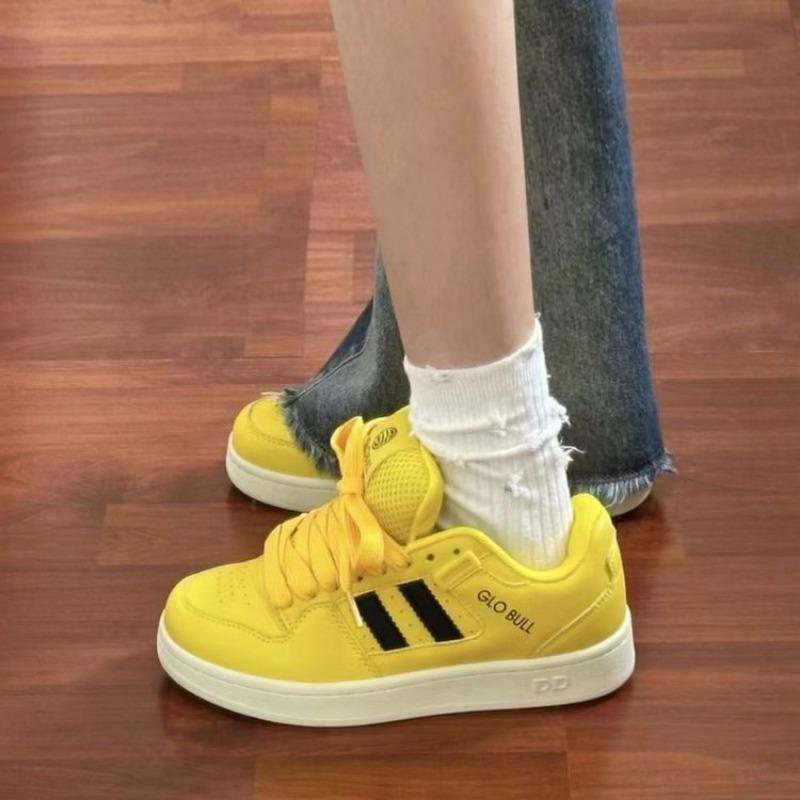 Модный темперамент, обувь-хлебцы, нишевый дизайн, кеды, осень, новая студенческая, универсальная, повседневная белая обувь