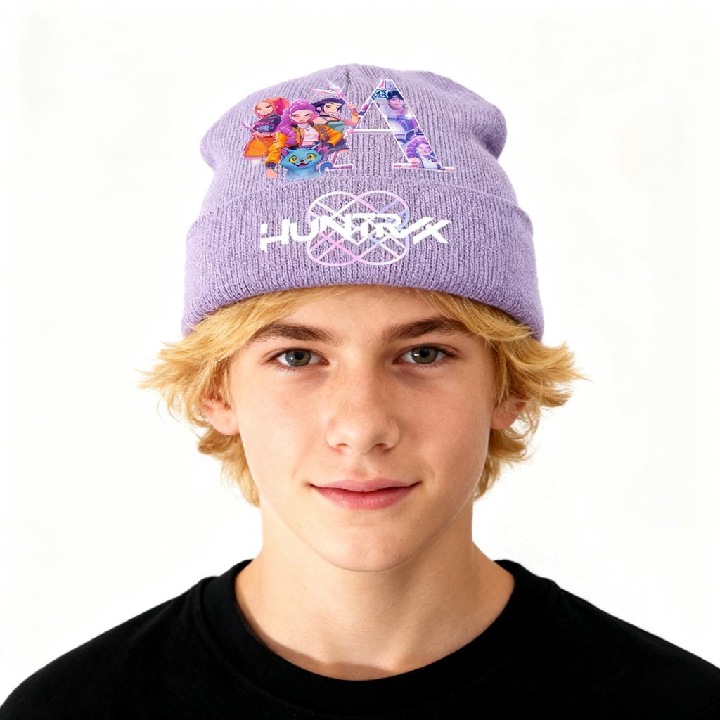 Group Surrounding Knitted Hat And Winter Wool Hat Outdoor Warm Wool Hat Couple Hat