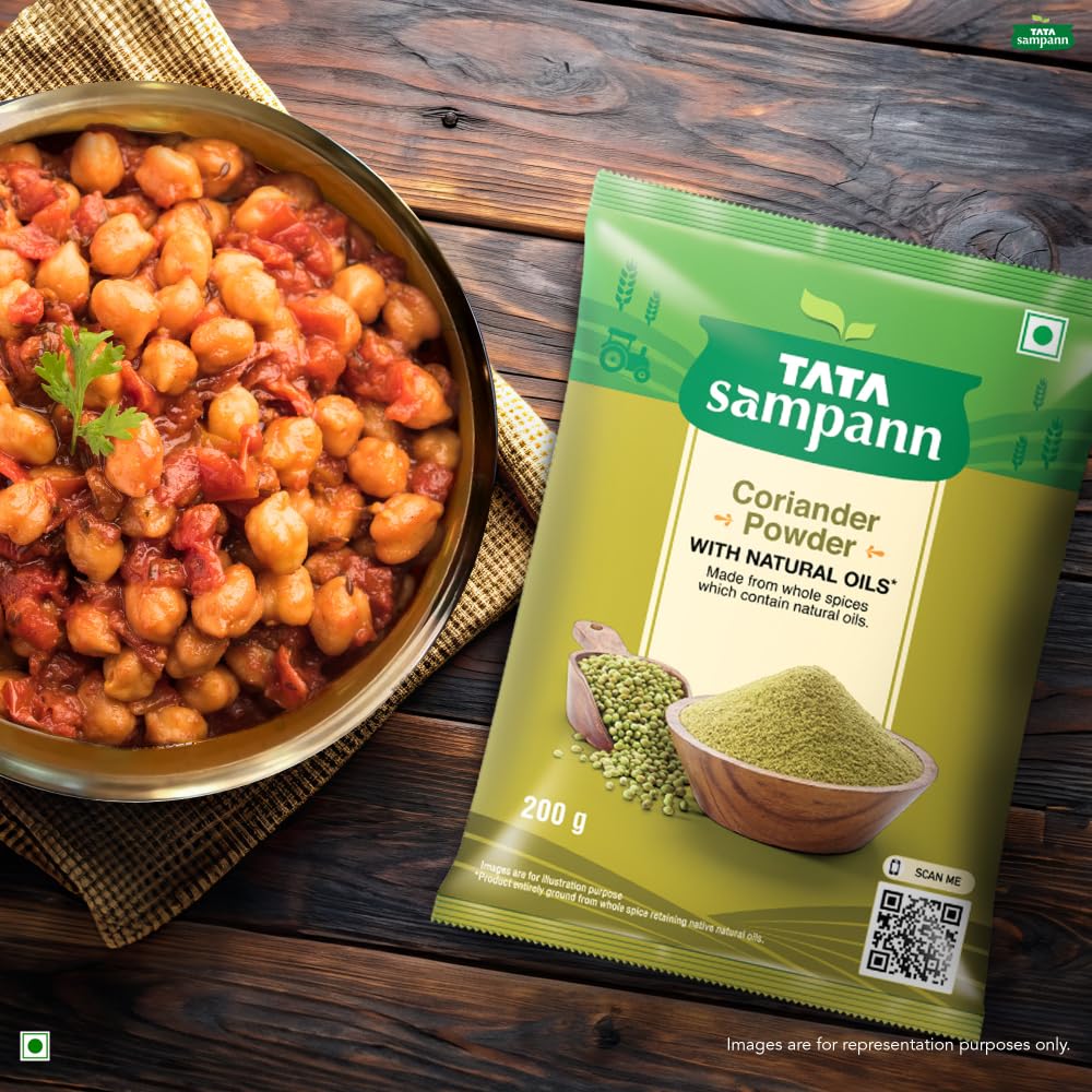 Tata Sampann Coriander Powder With Natural Oils For Flavorful Cooking 100 g