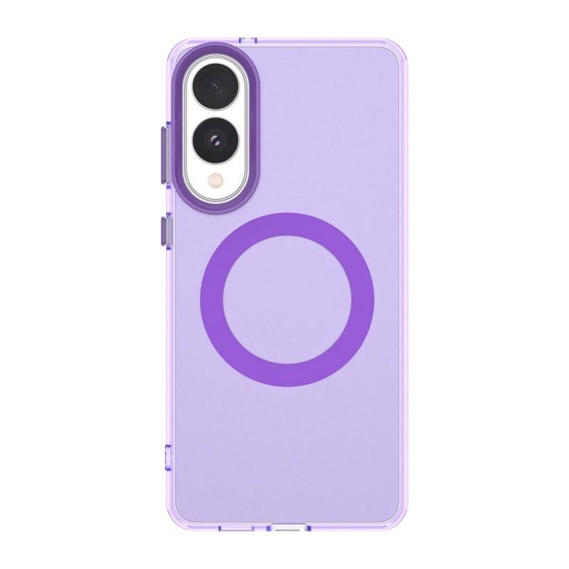 Для Samsung S25 Edge Чехол Чехол Samsung Galaxy S25 Edge Capas Прозрачный Магнитный Матовый Цветной Прозрачный Чехол Samsung S25 Edge